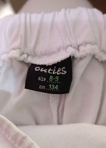 Beyaz renk şort etek - Görsel 9