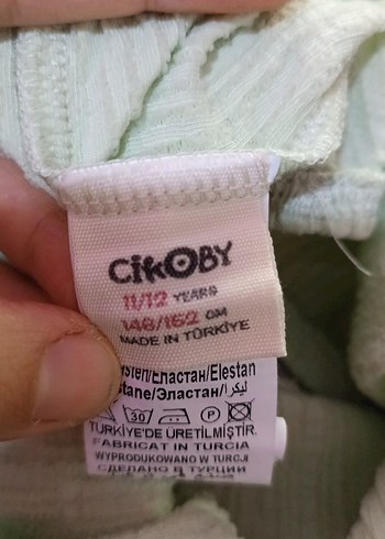 Kız Çocuk Yeşil renk krop - Görsel 7