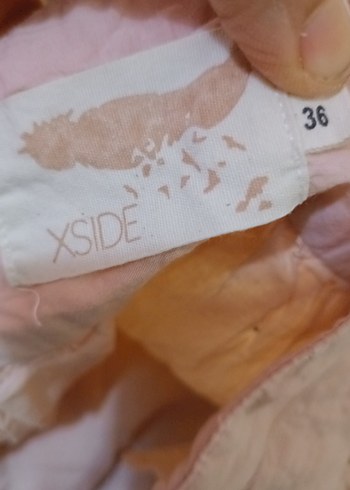 somon renk altı ajurlu etek - Görsel 7