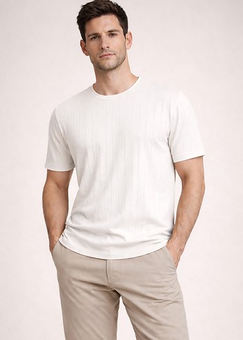 Siyah Erkek Kısa Kollu Pamuklu Tişört - Görsel 2