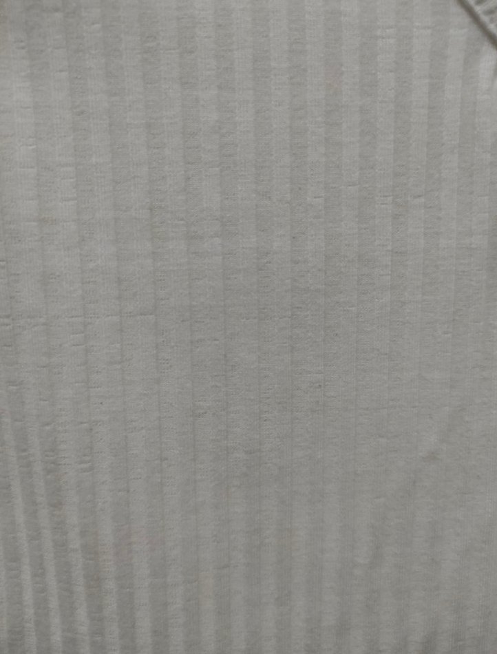 Beyaz Keten V-Yaka Kolsuz Mini Kadın Büstiyer - Görsel 3