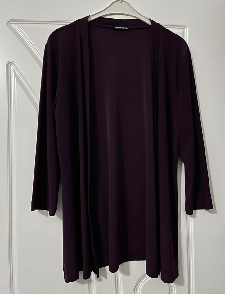 Mor Midi Boy Salaş Hırka - Görsel 3