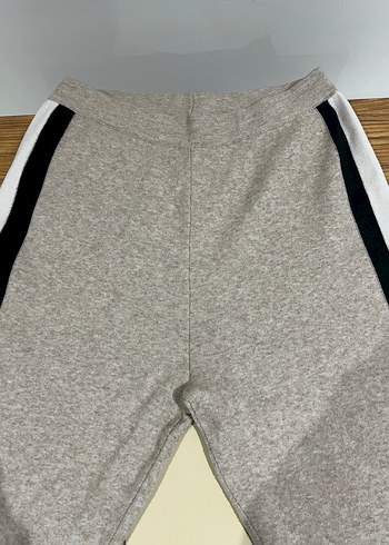 Gri Kapüşonlu Fermuarlı Sweatshirt - Görsel 4