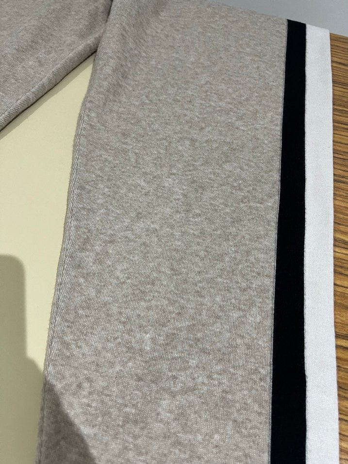 Gri Kapüşonlu Fermuarlı Sweatshirt - Görsel 5