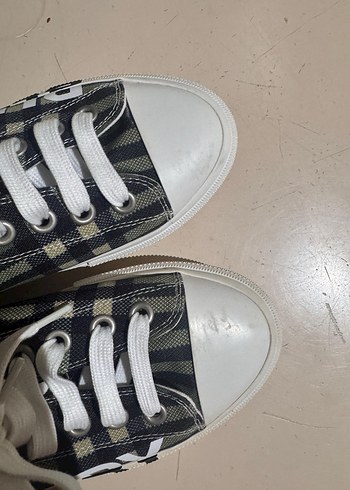 Ekose Desenli Kadın Spor Ayakkabı - Görsel 6