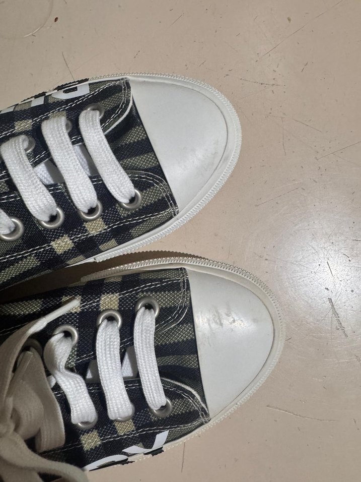 Ekose Desenli Kadın Spor Ayakkabı - Görsel 5