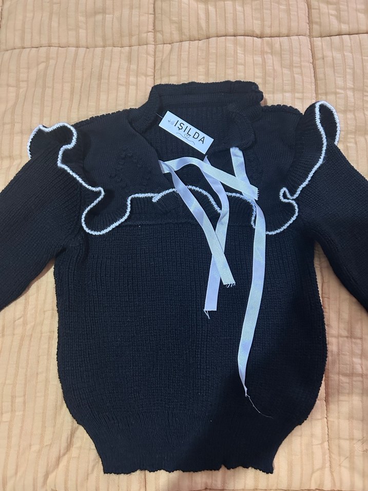 ISILDA Siyah Kadın Triko Kazak - Görsel 2