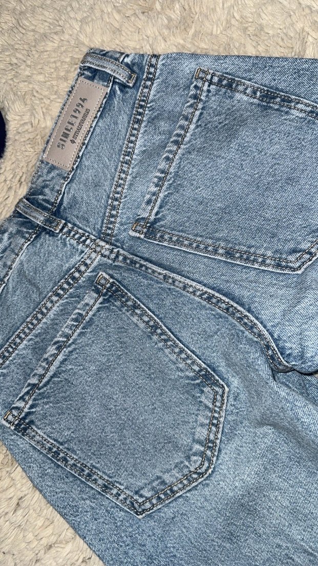 stradivarius taşlı jean - Görsel 4