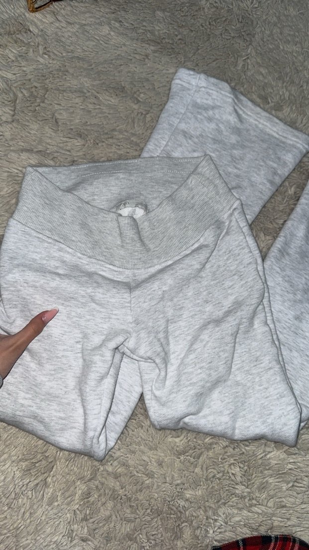 Gri Kadın Pamuklu Sweatpant - Görsel 2