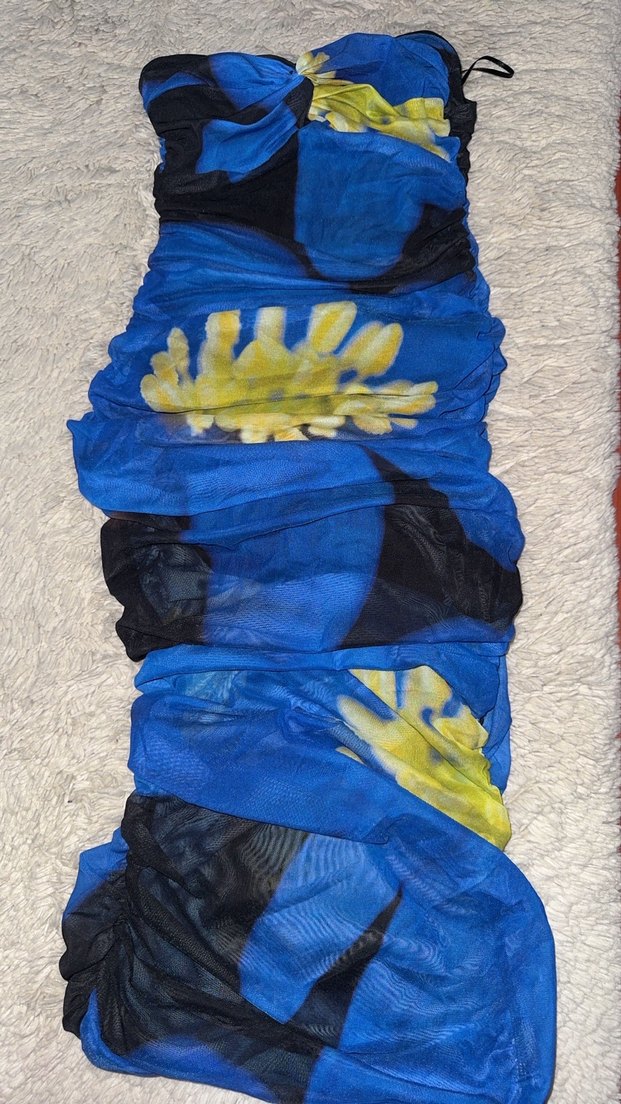 straplez elbise - Görsel 4