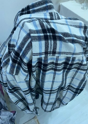 Gri Desenli DeFacto Düğmeli Erkek Gömlek - Görsel 4