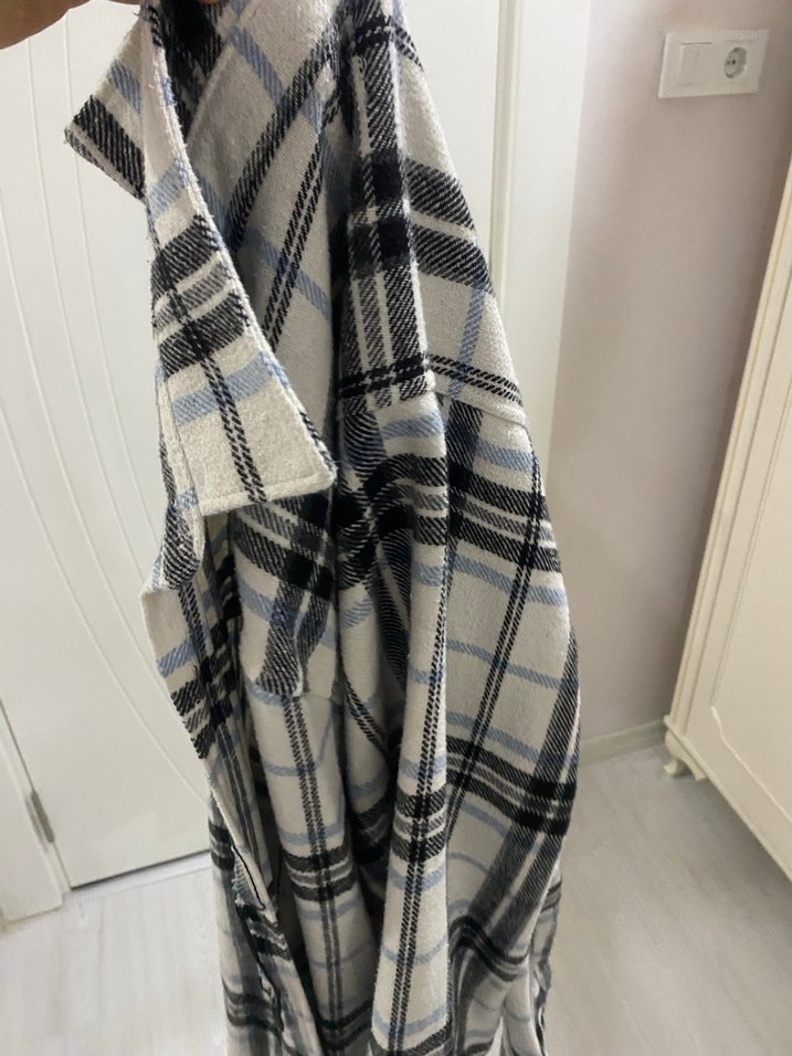 Gri Desenli DeFacto Düğmeli Erkek Gömlek - Görsel 3