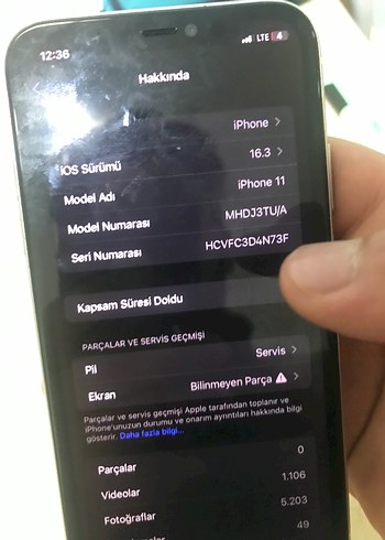 Sahibinden tertemiz iphone 11 64gb yurtiçi pil71 - Görsel 4