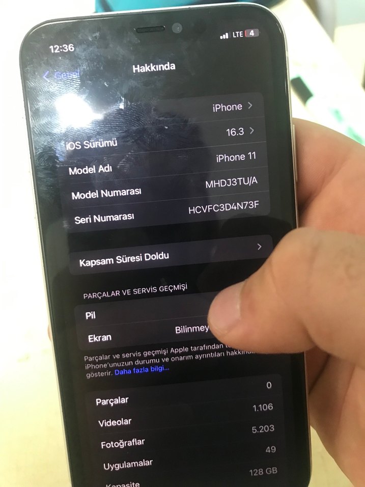 Sahibinden tertemiz iphone 11 64gb yurtiçi pil71 - Görsel 3