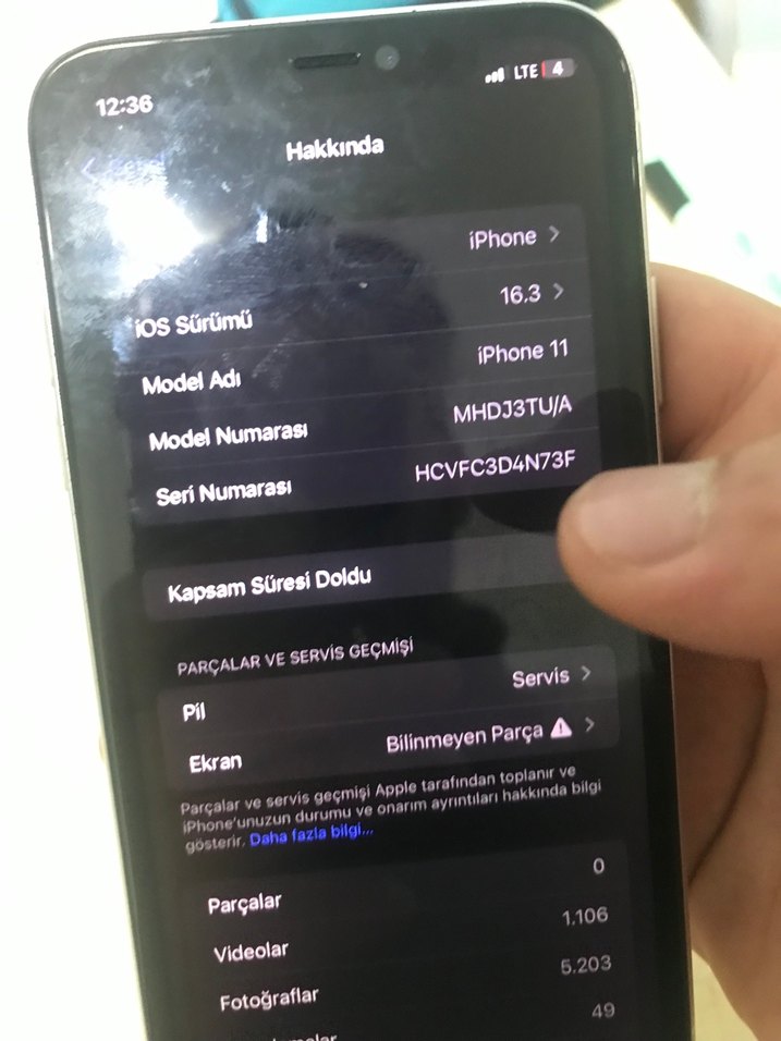 Sahibinden tertemiz iphone 11 64gb yurtiçi pil71 - Görsel 4