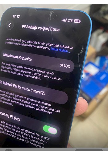 Sahibinden temiz iPhone 13 128gb pl100 yurtdışı - Görsel 7