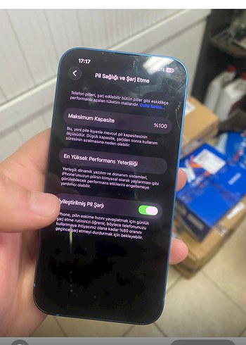 Sahibinden temiz iPhone 13 128gb pl100 yurtdışı - Görsel 4