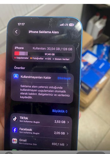 Sahibinden temiz iPhone 13 128gb pl100 yurtdışı - Görsel 5