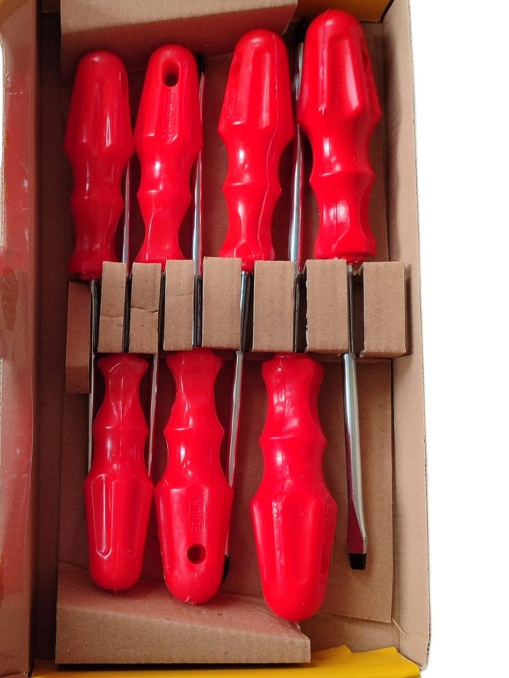 7 Parça Kırmızı Lokma Tornavida Seti - Görsel 2