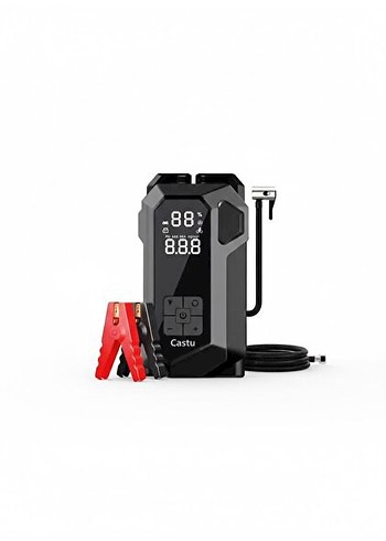 16.000mAh Akü Takviye & Hava Kompresörü Powerbank - Görsel 3