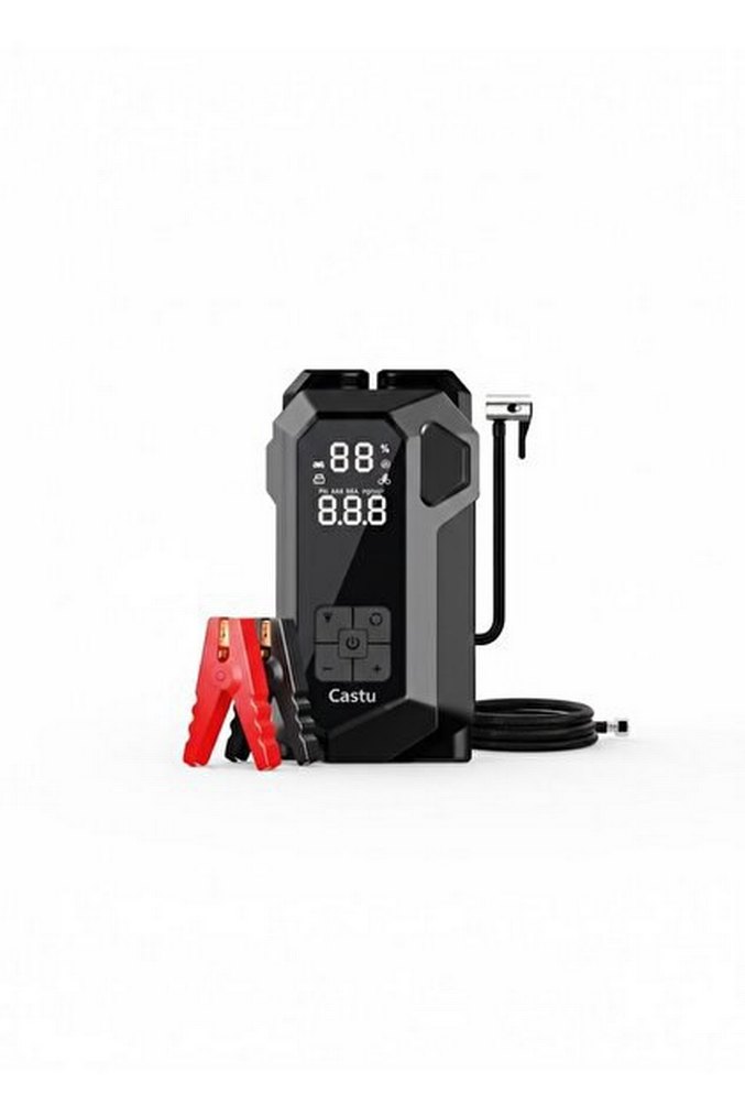 16.000mAh Akü Takviye & Hava Kompresörü Powerbank - Görsel 3