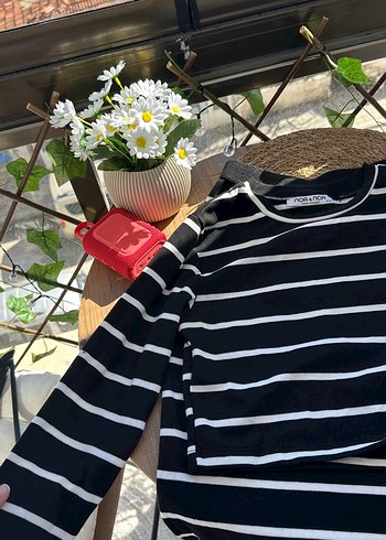 Çizgili Siyah takım  - Görsel 3