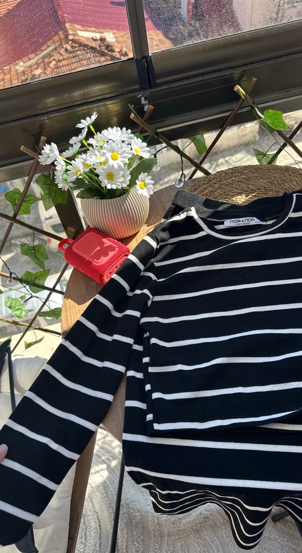 Çizgili Siyah takım  - Görsel 3