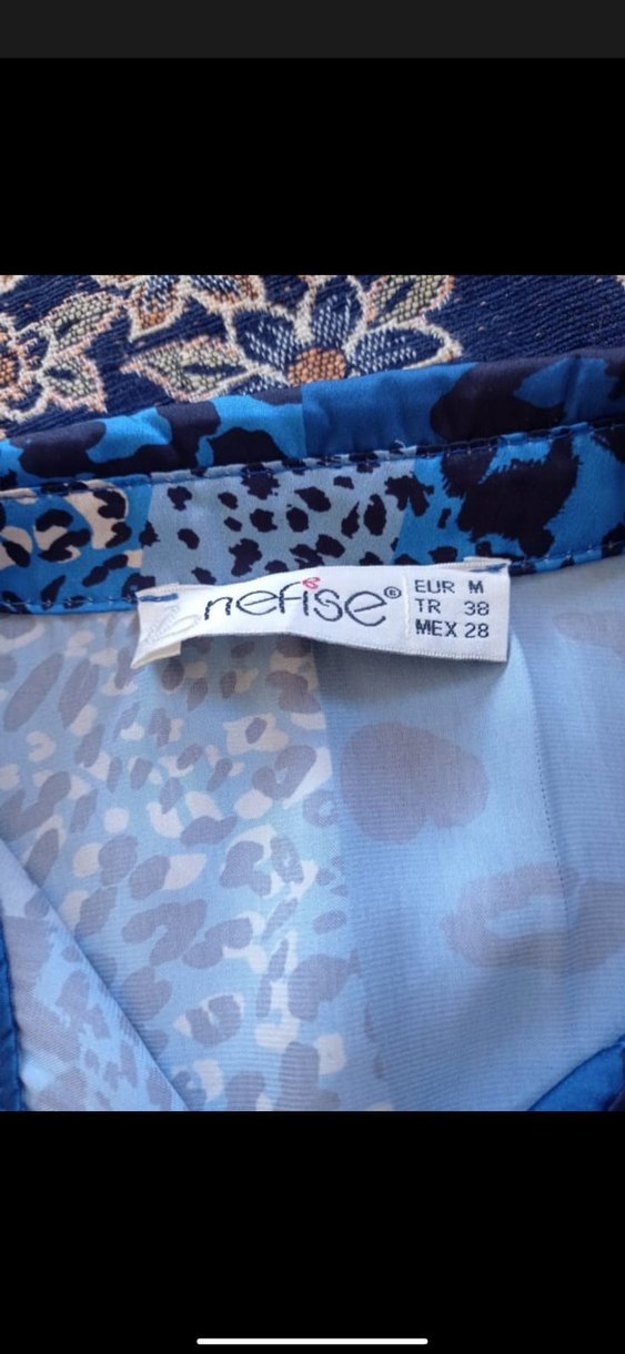 Gri Desenli Uzun Kollu Keten Gömlek - Görsel 4