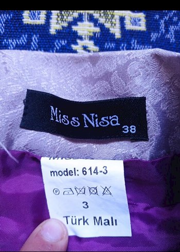 Mor Dantel Detaylı Uzun Kadın Etek - Görsel 4