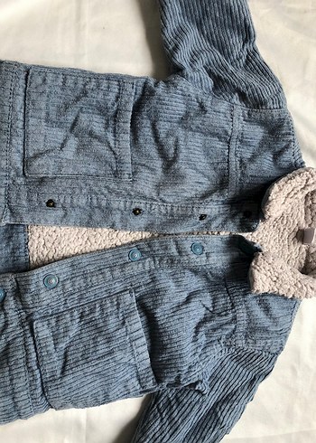 Erkek Çocuk Gri Denim Düğmeli Ceket - Görsel 2