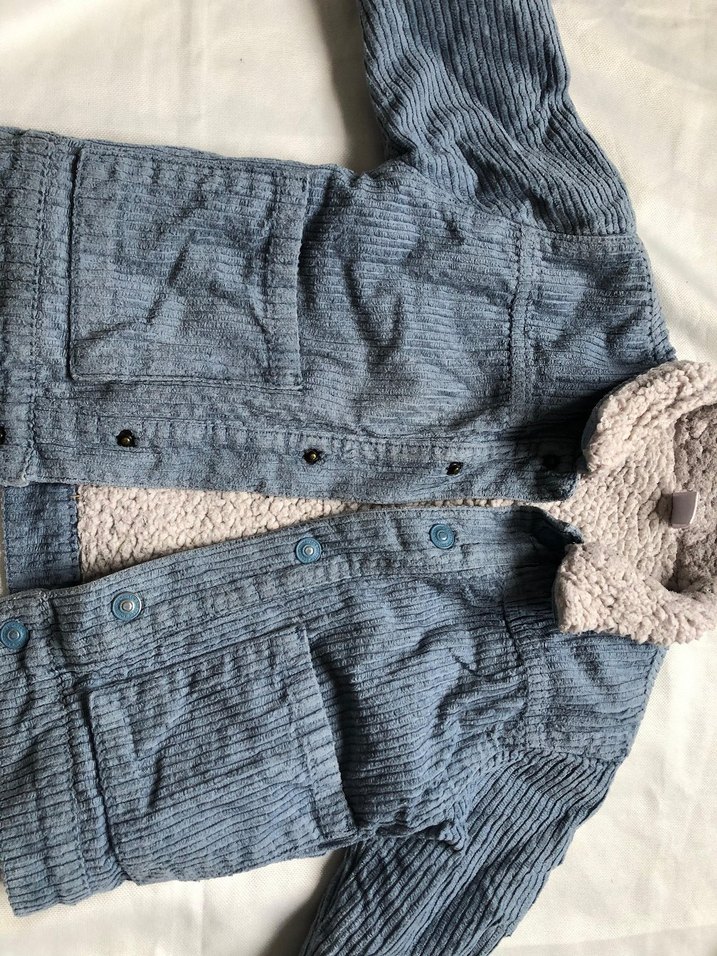 Erkek Çocuk Gri Denim Düğmeli Ceket - Görsel 2