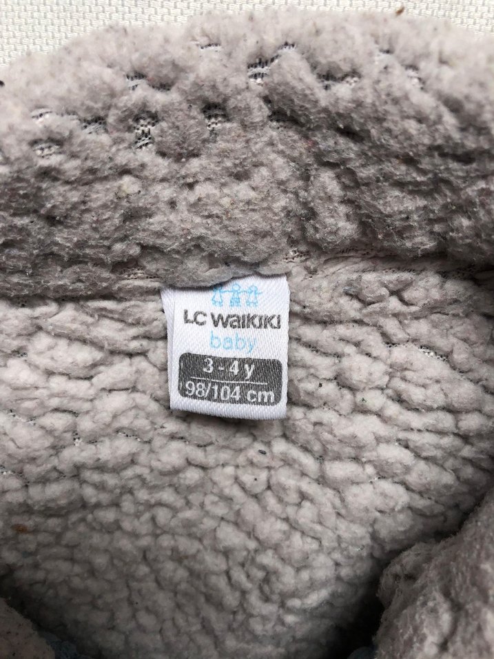 Erkek Çocuk Gri Denim Düğmeli Ceket - Görsel 3