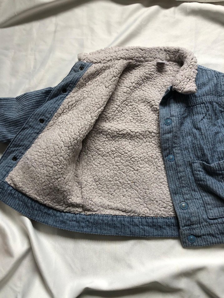 Erkek Çocuk Gri Denim Düğmeli Ceket - Görsel 4