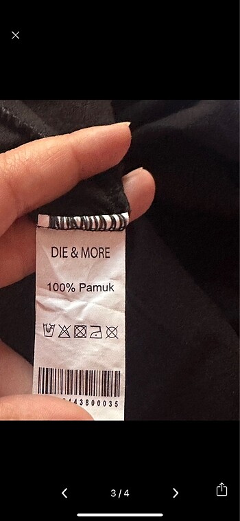 l Beden Omzu Açık Pamuklu Siyah Bluz