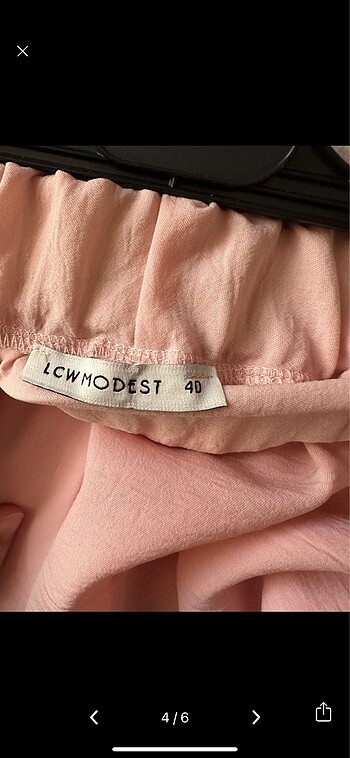 l Beden ten rengi Renk LCW Modest Beli Lastikli Alt Pantolon