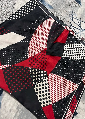 Kadın Çok Renkli Modern Desenli Şal - Görsel 7