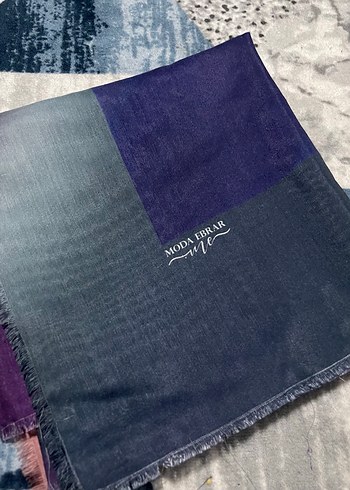 Kadın Çok Renkli Modern Desenli Şal - Görsel 4