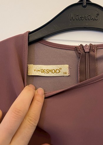 Kadın Uzun Bej Drapeli Elbise - Görsel 4