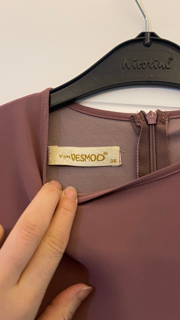 Kadın Uzun Bej Drapeli Elbise - Görsel 4