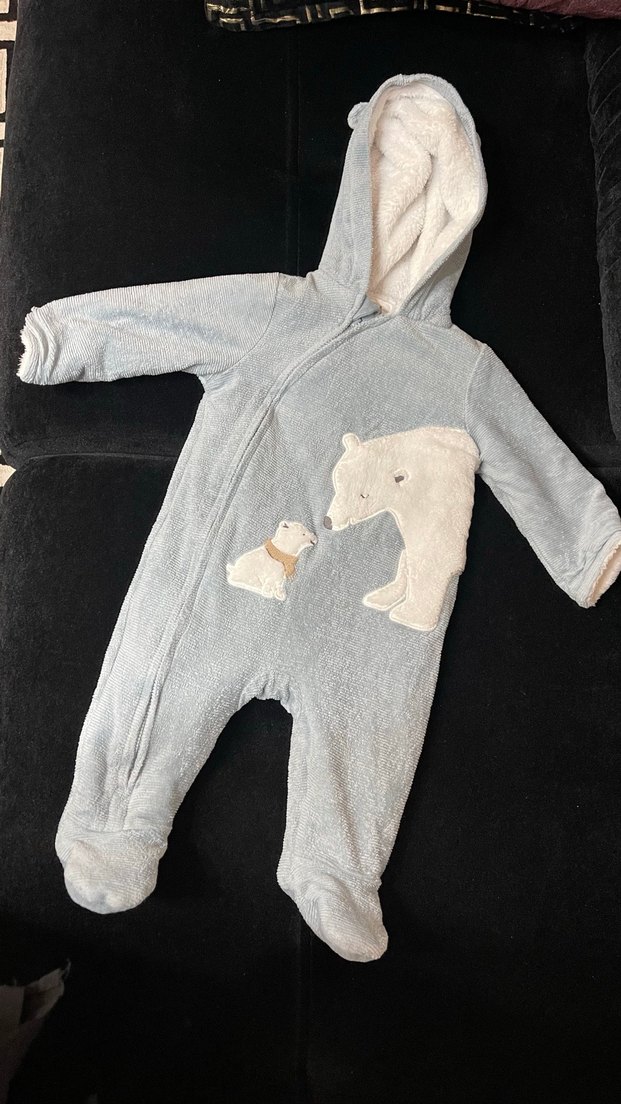 Peluş Detaylı Bebek Tulumu - Görsel 2