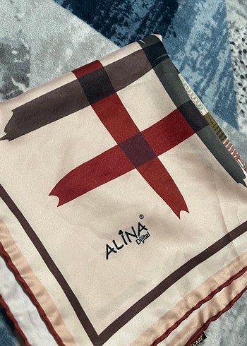 Bordo Pilili Kadın eşarp- Piramit - Görsel 7