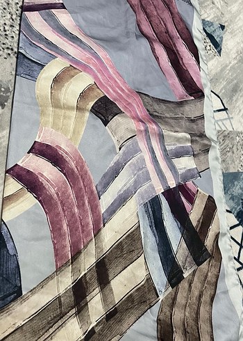 Bordo Pilili Kadın eşarp- Piramit - Görsel 2