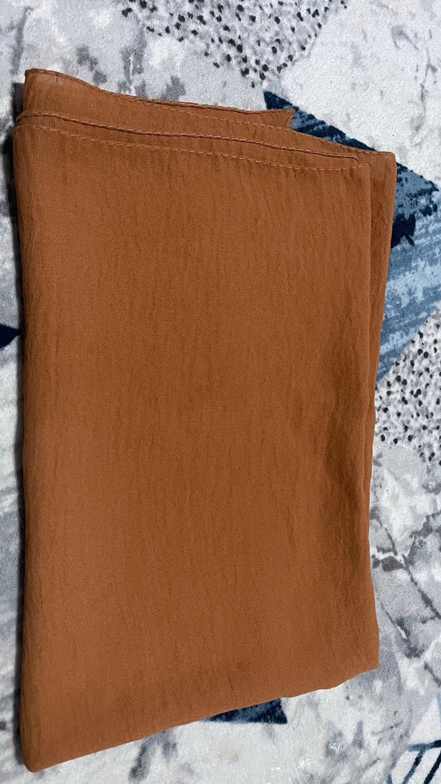 Bordo Pilili Kadın eşarp- Piramit - Görsel 5