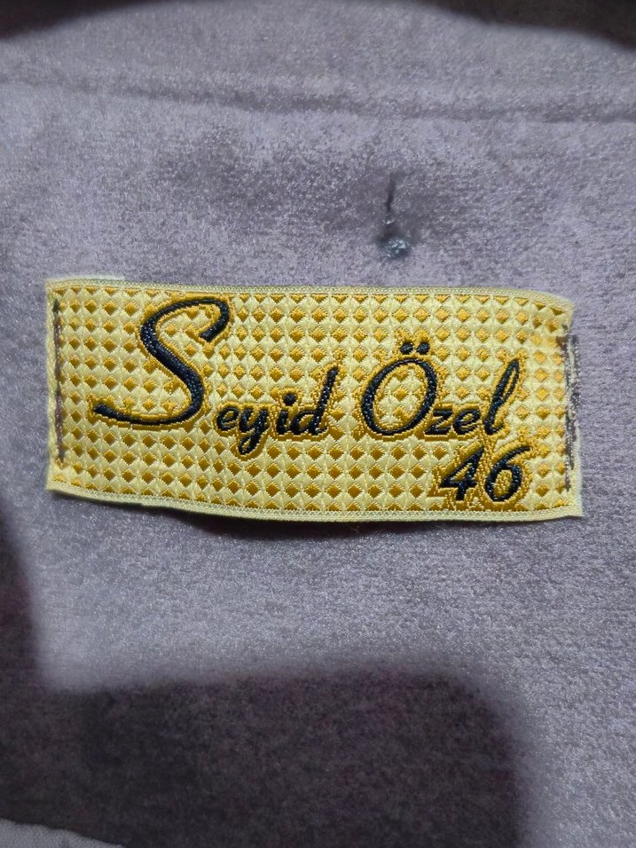 Kadın Bej Nakışlı Kemerli Uzun pardüse - Görsel 3