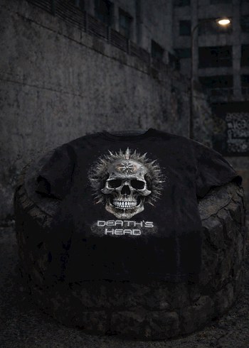 SİYAH BASKILI UNISEX OWERSİZE TSHIRT - Görsel 2