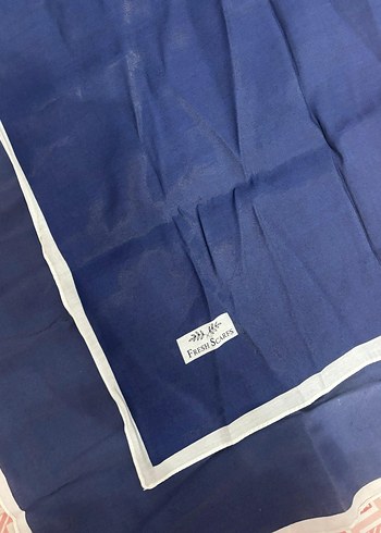 Kadın Lacivert Pilili Şal - Görsel 2