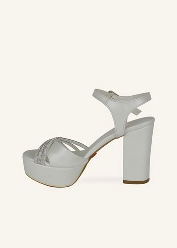 Marcatelli marka  Platform Topuklu Kadın Abiye gelin ayakkabı - Görsel 3