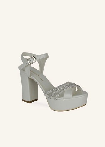 Marcatelli marka  Platform Topuklu Kadın Abiye gelin ayakkabı - Görsel 2