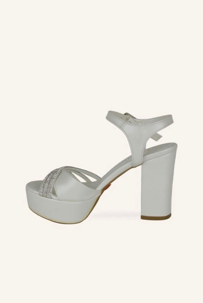 Marcatelli marka  Platform Topuklu Kadın Abiye gelin ayakkabı - Görsel 3
