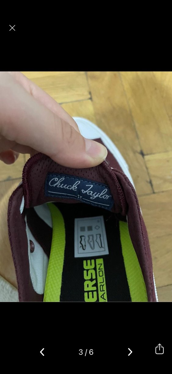 Converse orijinal Siyah Ayakkabı Kutusu - Görsel 2